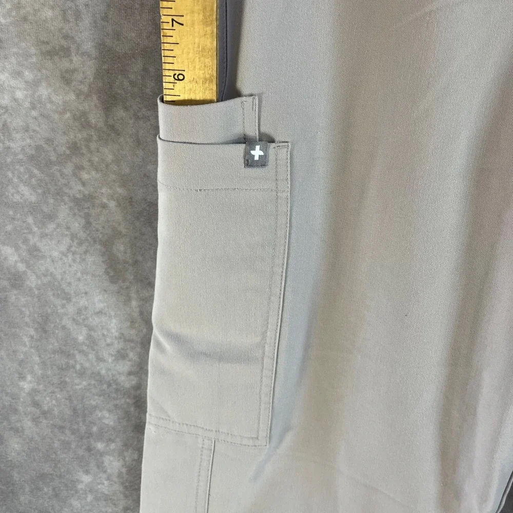 FIGS Scrub‎ Pants Mens Medium Sand T2001 Technical Collection Cargo Straight Leg